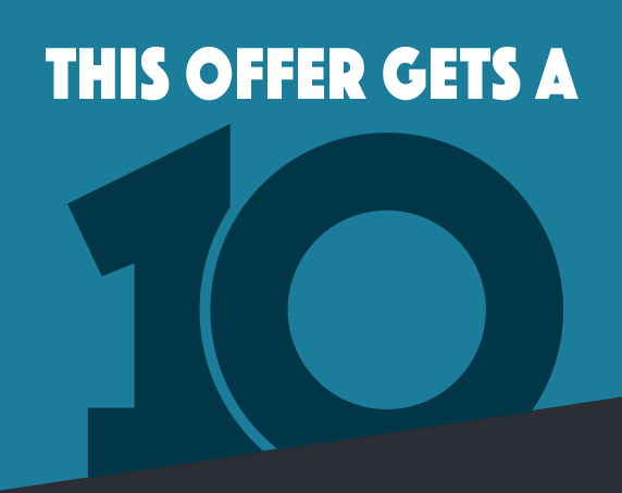 This offer gets a 10
