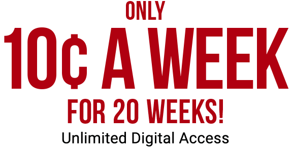 Only 10 cent a week for 20 weeks!