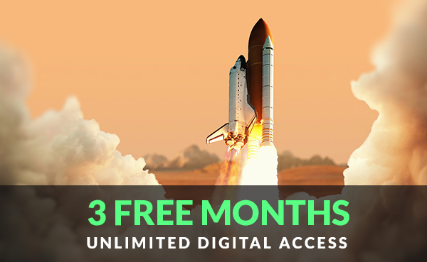 3 Months free Unlimited Digital Access